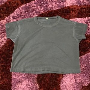 Lululemon Cates Tee Sublimado Pigment Dye True Navy 2